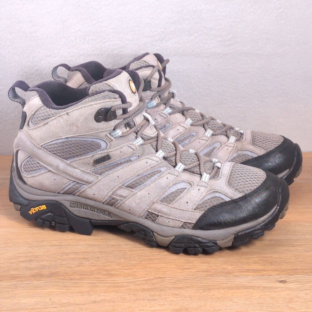 Merrell Moab 2 Mid WP Women's 10 EU 41 Waterproof Hiking Boots Granite Gray
